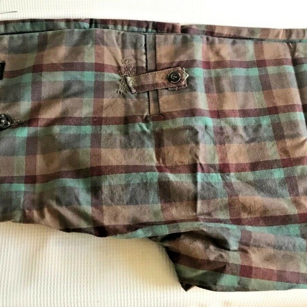 Vintage NWT Volcom Cargo Plaid shorts Youth - Picture 7 of 8